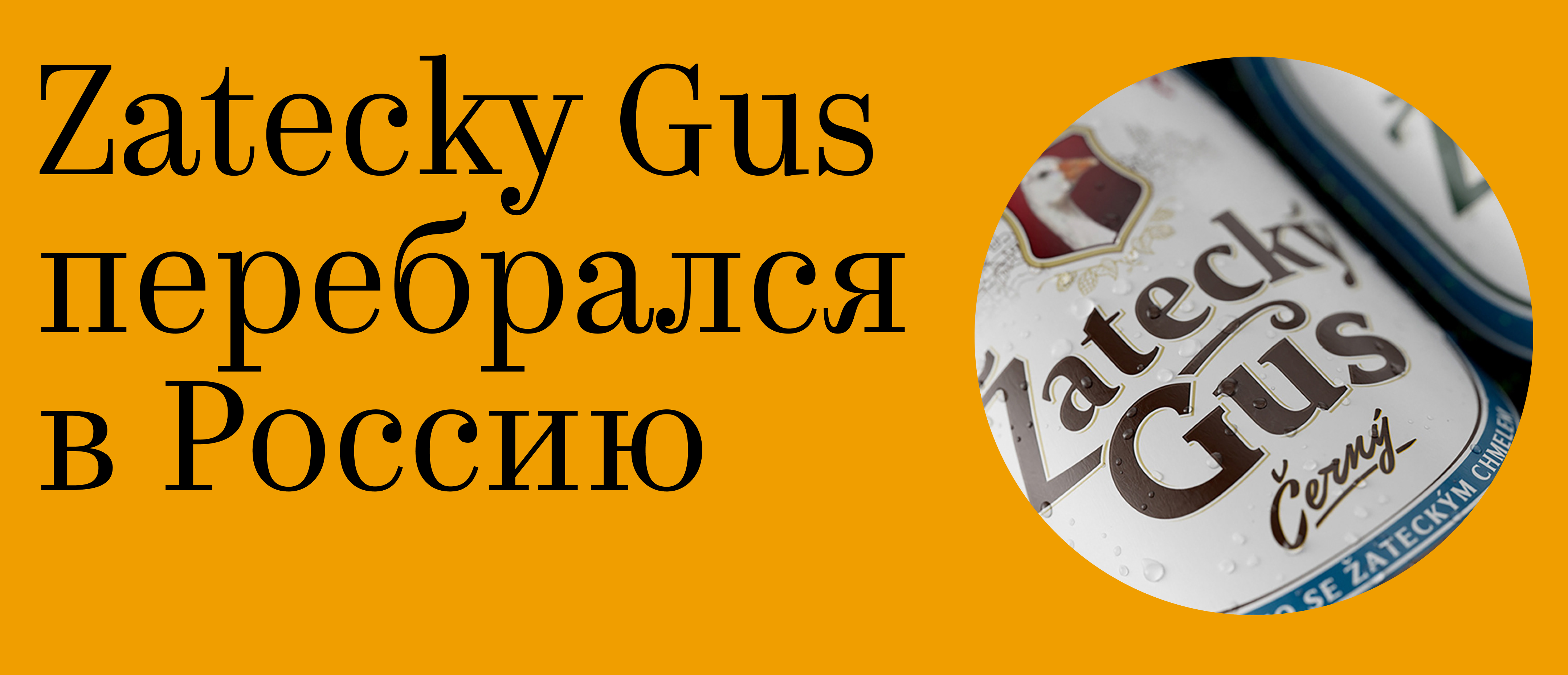 Zatecky Gus перебрался в Россию